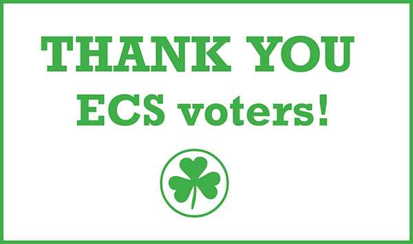 Thank you ECS voters!