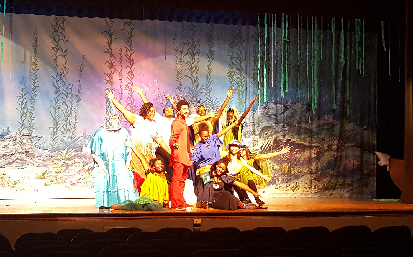 EHS students in The Little Mermaid